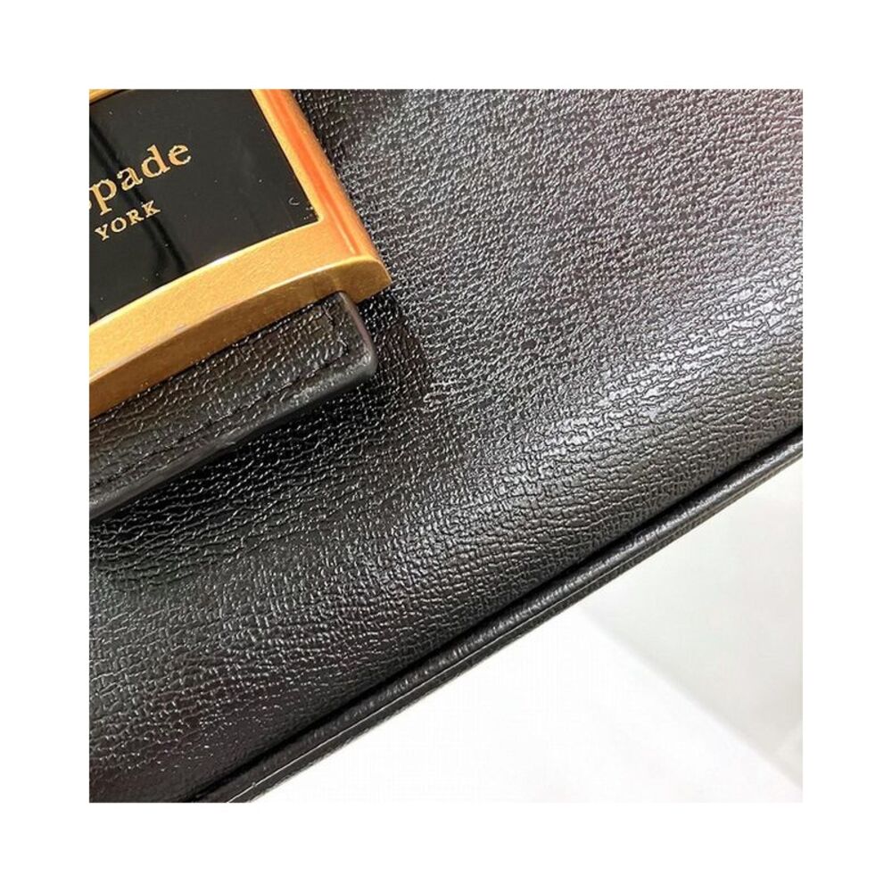 Pre Loved Kate Spade  Margaux Medium Satchel Black Leather Shoulder Bag - Picture 8 of 8